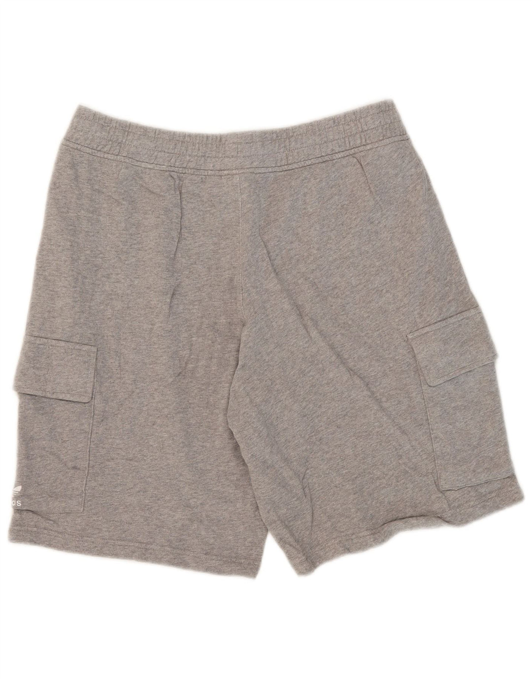 Pantaloni scurți sport cargo adidas pentru bărbați, mari, gri, bumbac