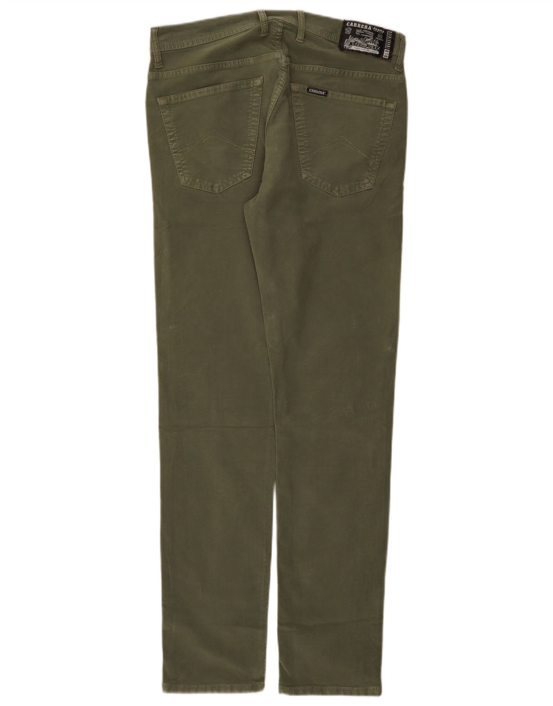 Pantaloni casual slim pentru bărbați Carrera IT 48 Medium W33 L32 Kaki Bumbac