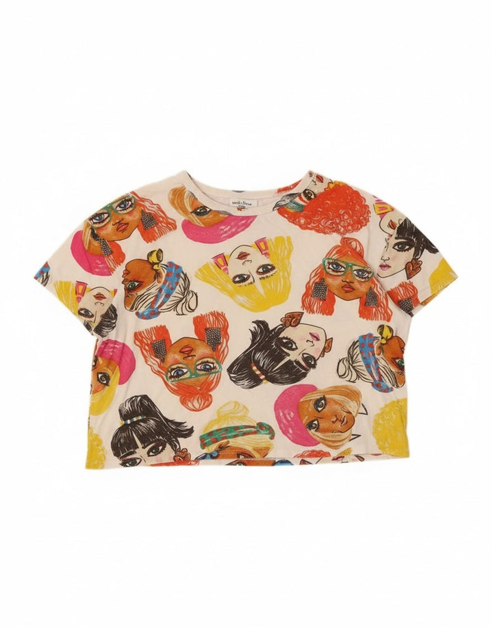 Tricou cu grafic pentru femei Zara UK 14 Medium Multicolor
