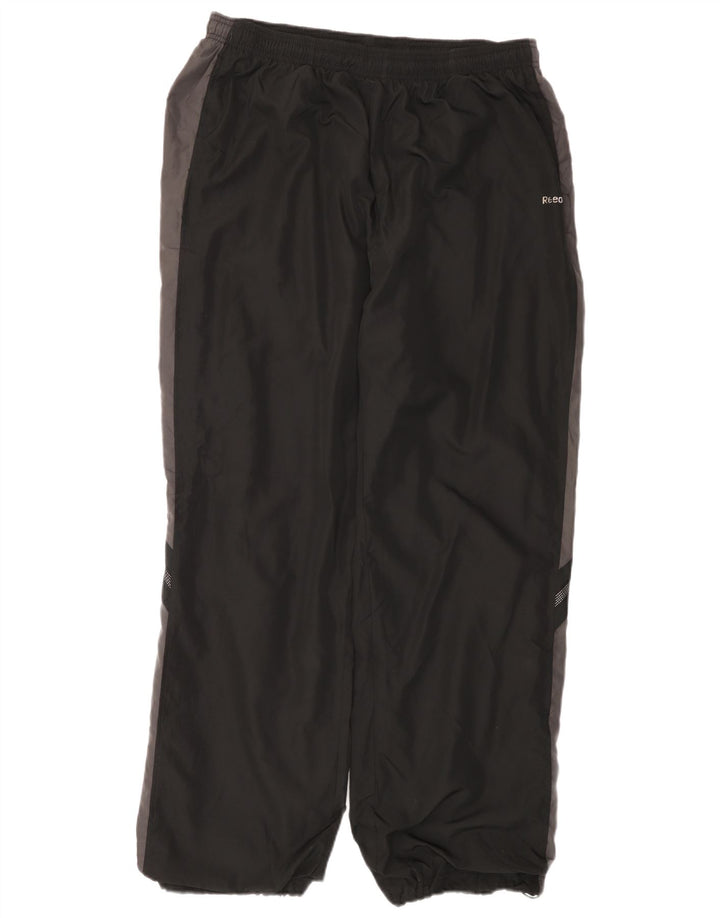 REEBOK Pantaloni de trening pentru bărbați Pantaloni de jogging 2XL Negru Poliester color bloc