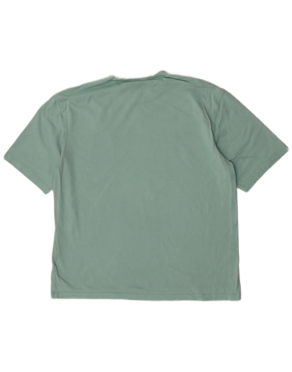 Tricou supradimensionat pentru femei Adidas UK 8/10 Bumbac verde mic