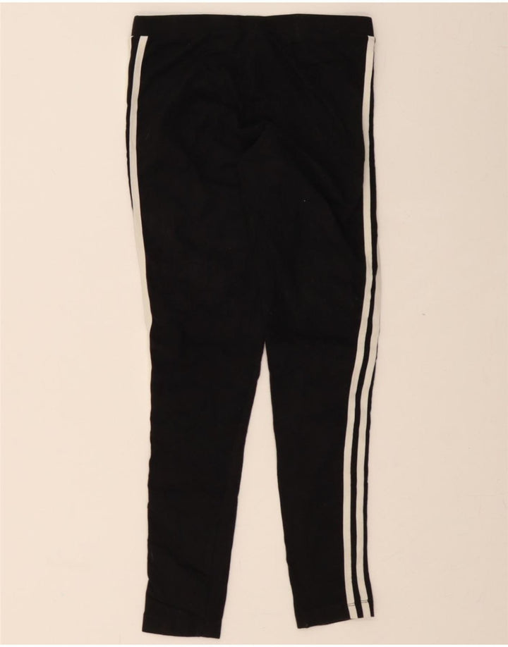 ADIDAS Womens Leggings UK 10 Small Black Cotton Vintage Adidas and Second-Hand Adidas from Messina Hembry 
