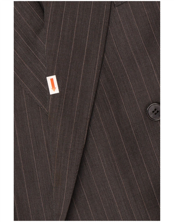 Jachetă JAEGER pentru bărbați, la dublu, IT 54 2XL, lână gri cu dungi