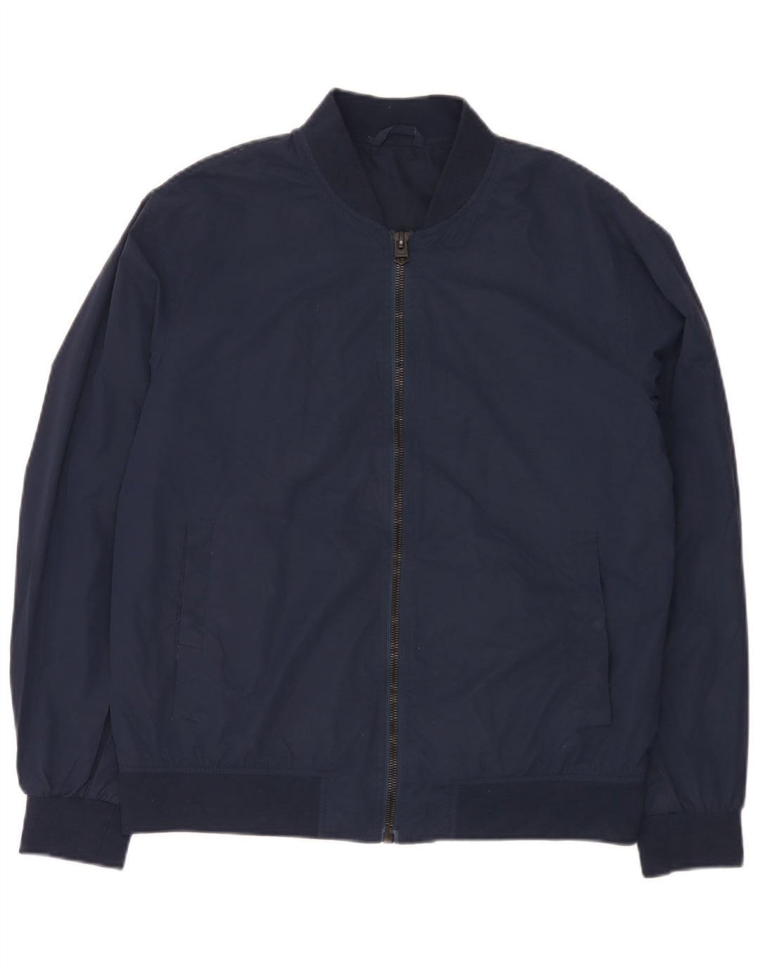 Bomber pentru bărbați Zara UK 40 mare, albastru, poliester
