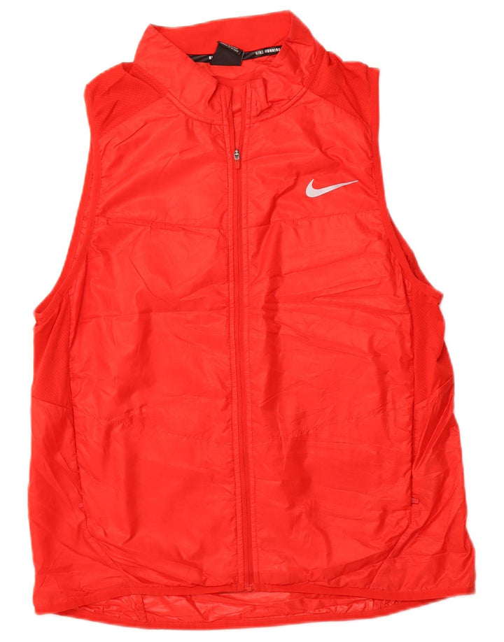 Gilet pentru femei NIKE UK 16, mare, roșu, poliester