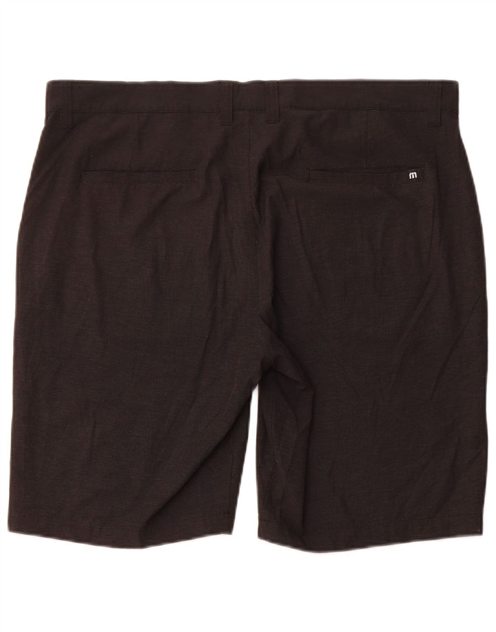 Pantaloni scurți chino pentru bărbați Travis Mathew W38 XL poliester cu dungi negre