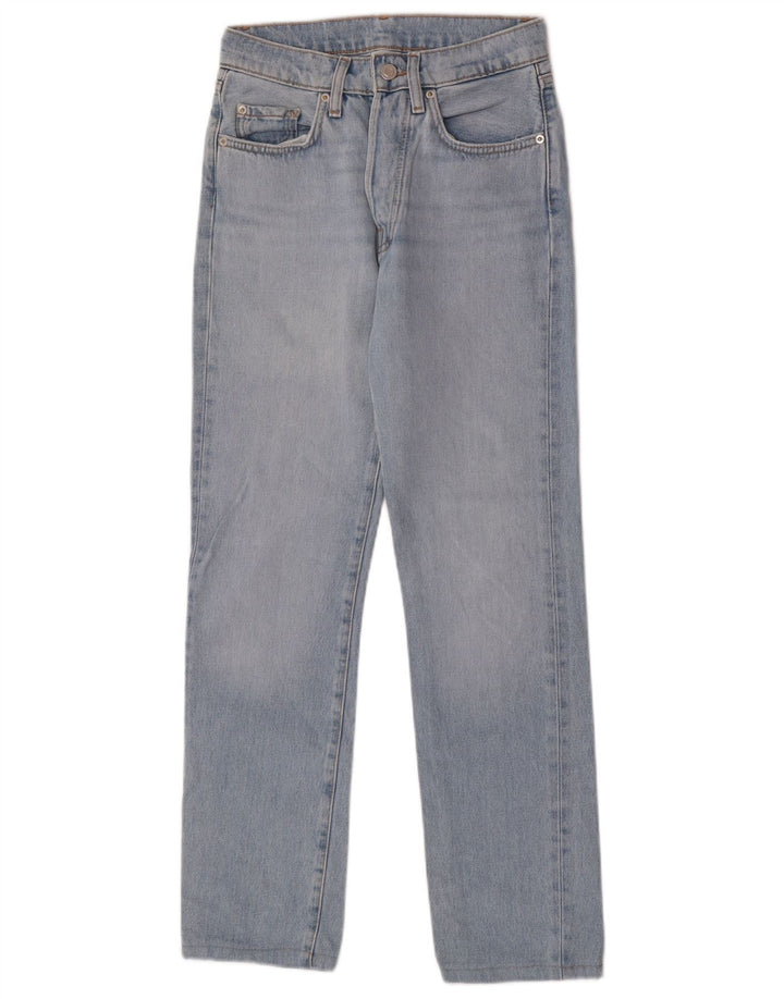 Blugi drepti pentru femei Massimo Dutti W25 L28 Albastru