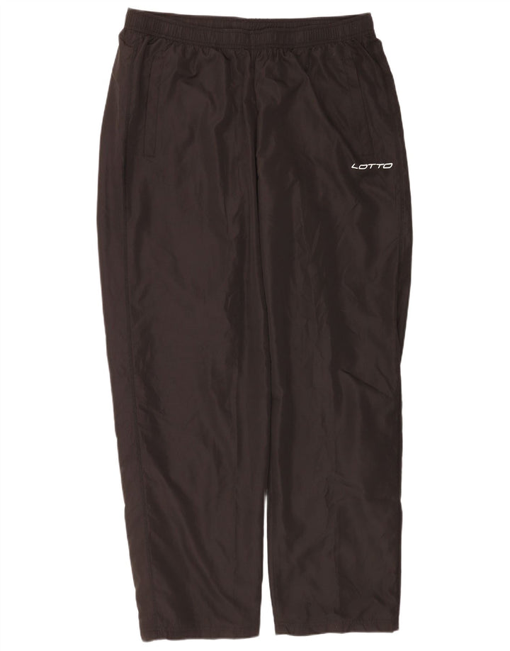 Pantaloni de trening pentru bărbați Lotto UK 44/46 2XL Poliester negru