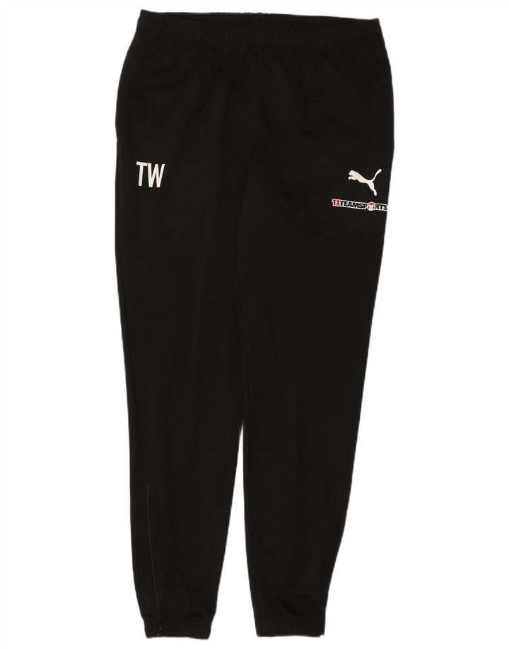 Pantaloni de trening cu grafică Puma pentru bărbați Pantaloni de jogging, mari, negru, poliester