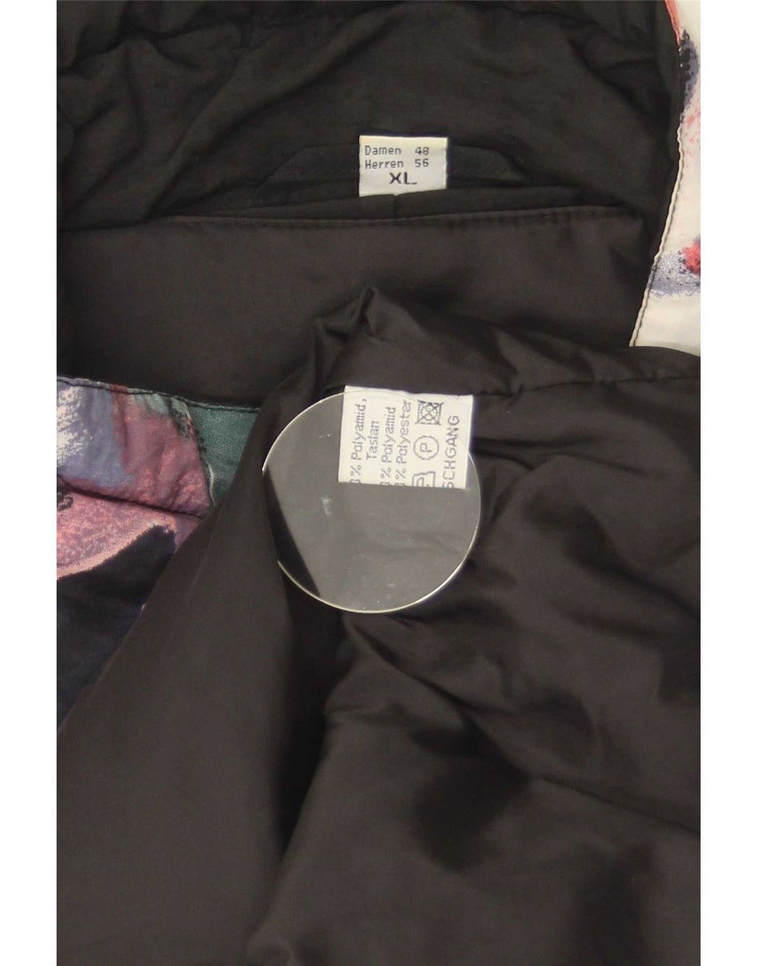 Jachetă vintage pentru bărbați cu model abstract, UK 42 XL, multicoloră