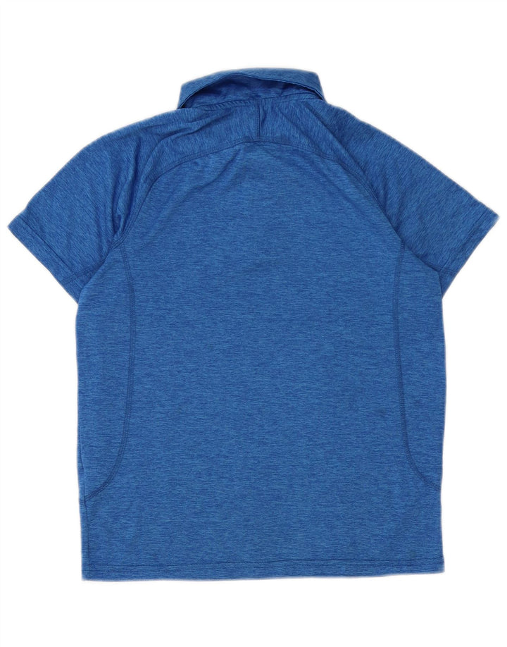 Tricou polo REEBOK pentru băieți 11-12 ani, poliester cu pete albastre