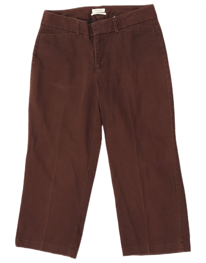 Pantaloni Dockers pentru femei cu înălțime mijlocie și curbate capri US 6 Medium W30 L22 maro
