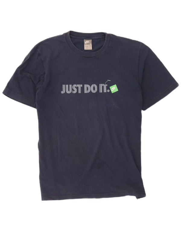 Tricou grafic pentru bărbați NIKE Top UK 42/44 Mare bleumarin