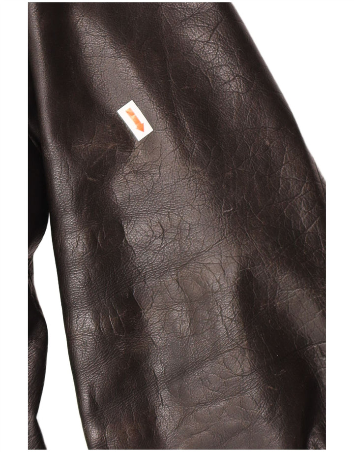 Jachetă de piele pentru femei DAKOTA UK 16, mare, neagră, clasică