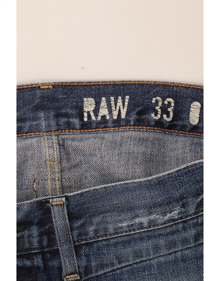 Blugi drepti pentru bărbați G-STAR W32 L28 albastru