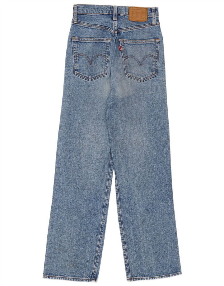 Blugi Levi's pentru femei cu talie înaltă L25 L27 Bumbac albastru