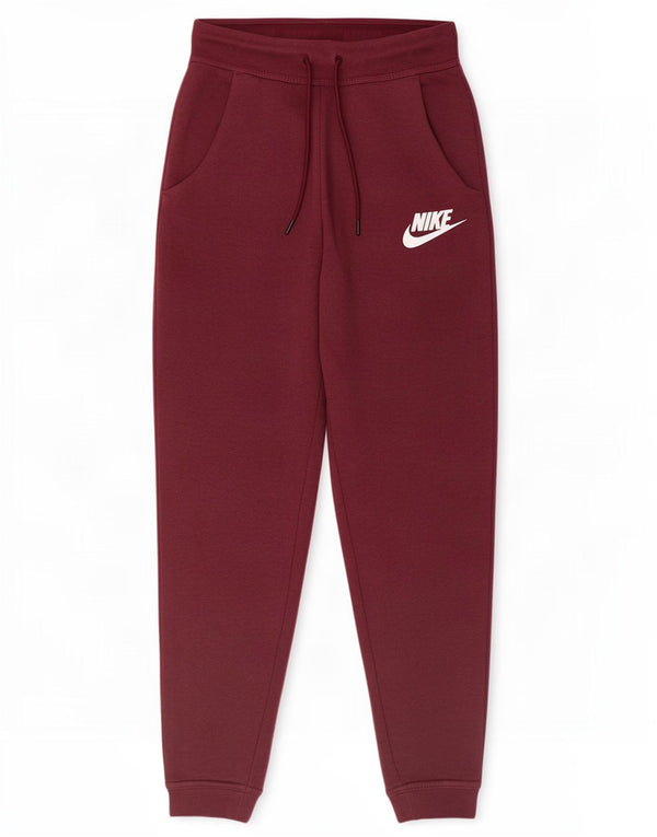 Pantaloni de trening pentru femei Nike Joggeri UK 6 XS Bumbac Burgundy