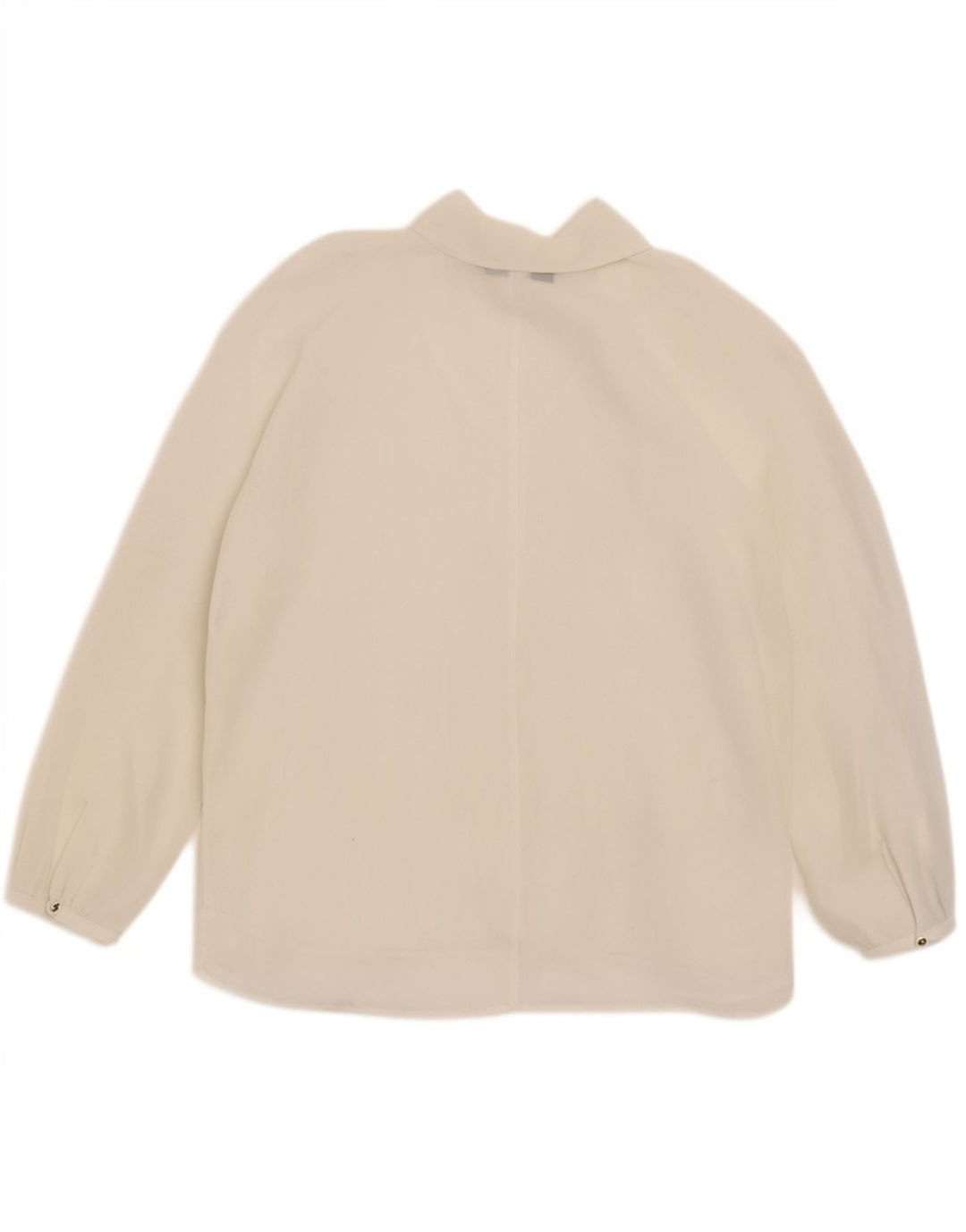 Cravată față cu mânecă lungă pentru femei Zara See Through Top UK 16 Large White