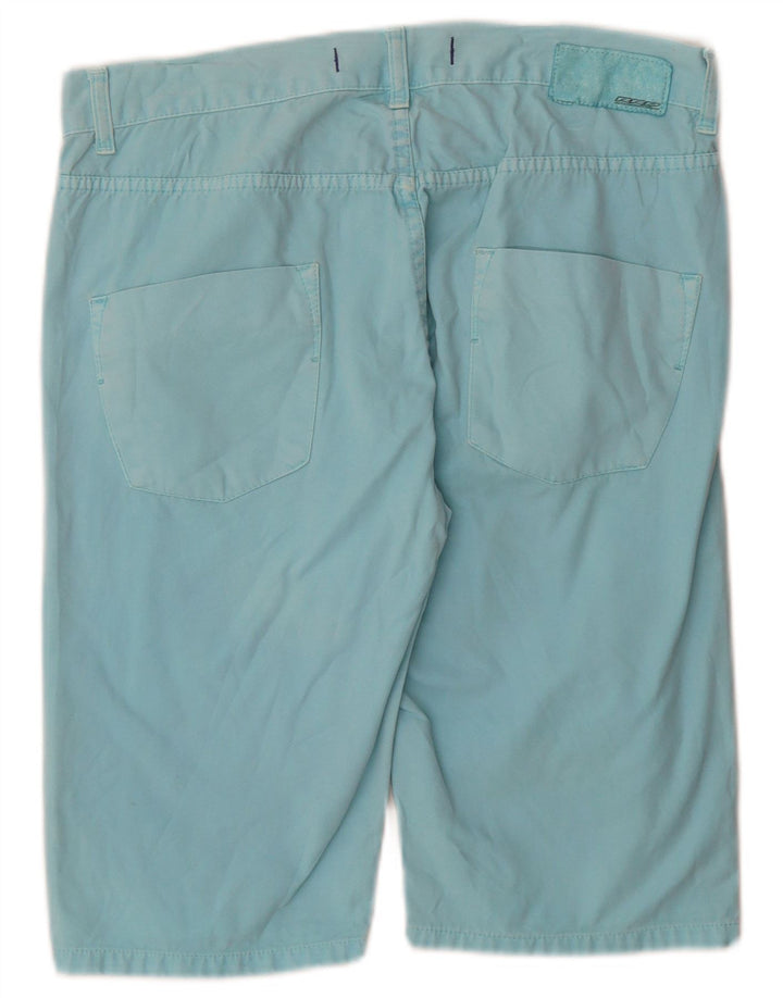 Pantaloni scurți casual pentru bărbați RRD W32, bumbac albastru mediu