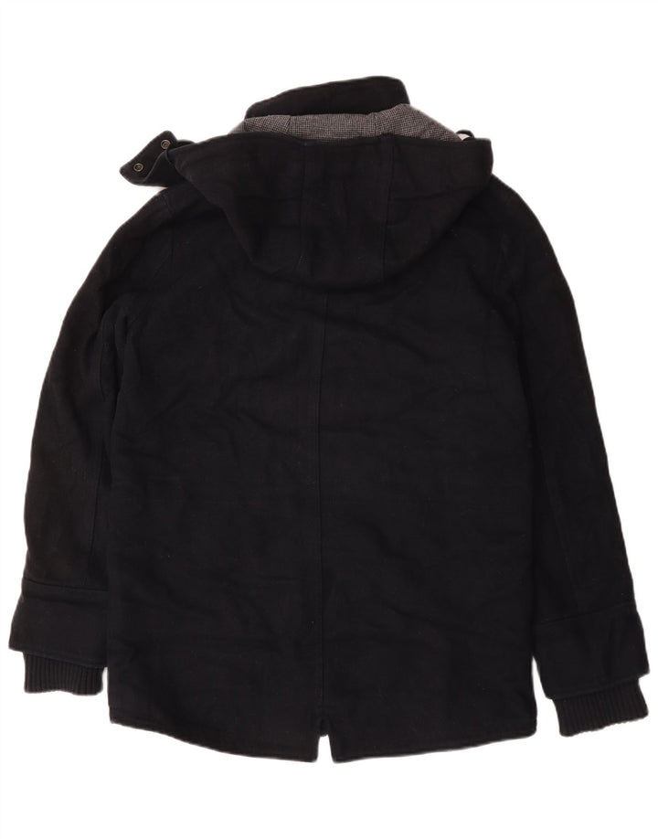 Jachetă parka cu glugă Superdry pentru bărbați UK 36 Mic Lână bleumarin