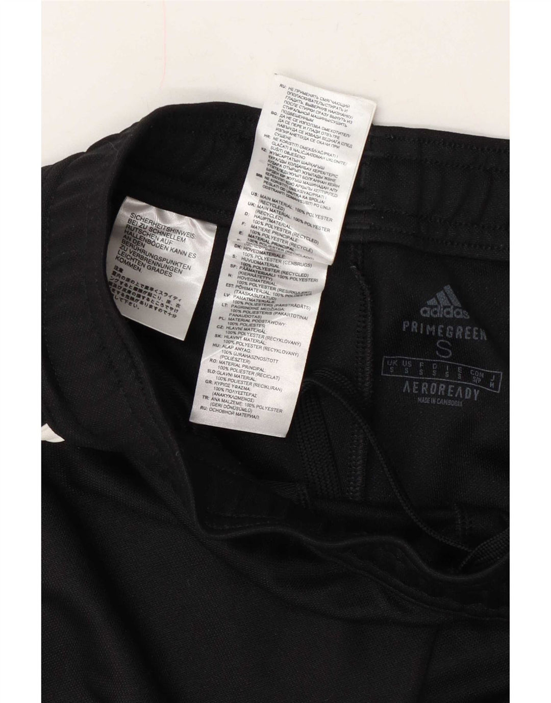 Pantaloni de trening Adidas Aeroready pentru bărbați, poliester negru mic