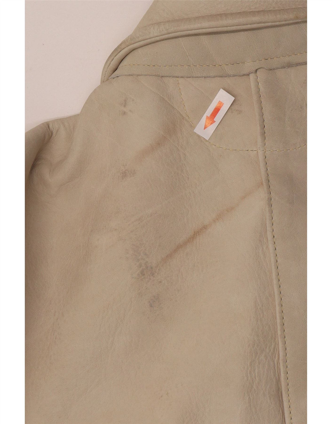 Jachetă Vintage pentru bărbați din piele intoarsa IT 50 Large Beige