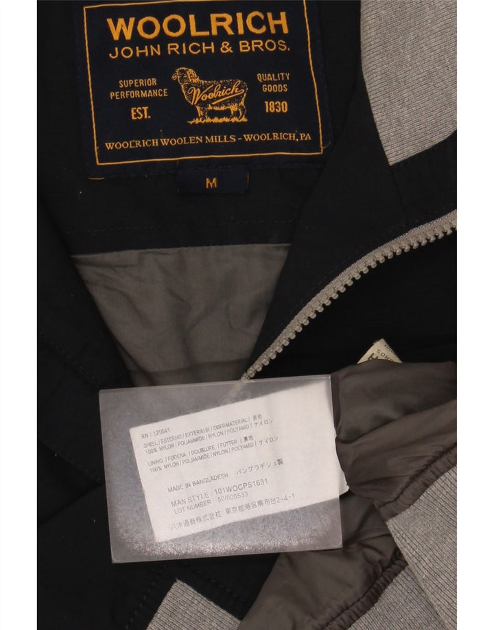 Jachetă bomber pentru bărbați Woolrich UK 38 Mediu, bleumarin, nailon color bloc