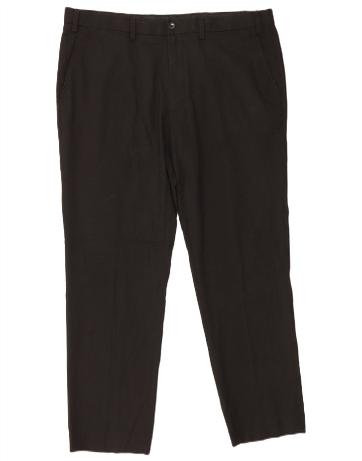 Marks & Spencer Pantaloni subțiri pentru bărbați L38 L29 Poliester negru