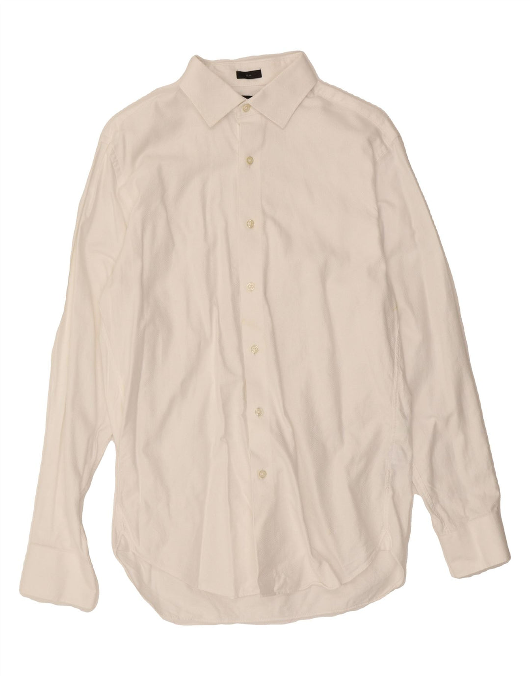 J. CREW Mens Slim Shirt Size 15 1/2 Medium White Cotton Vintage J. Crew and Second-Hand J. Crew from Messina Hembry 
