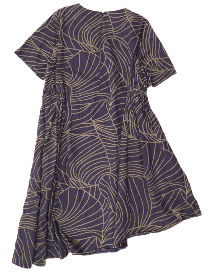 Rochie asimetrică pentru femei COS EU 42 Bumbac geometric mare albastru bleumarin