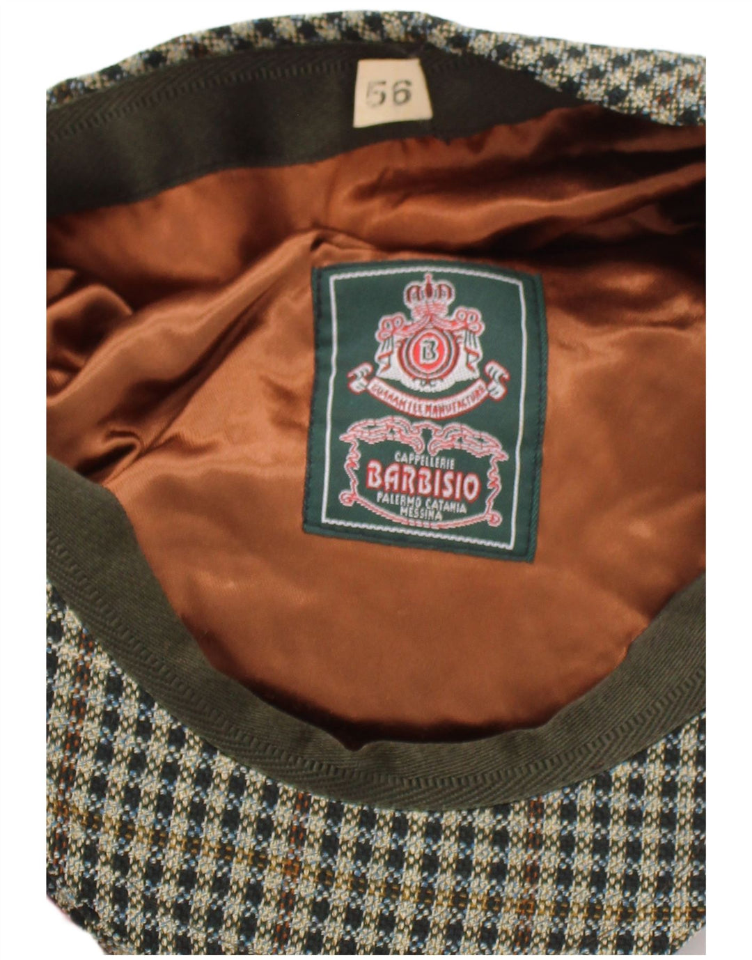 Șapcă plată pentru bărbați Barbisio Maro Mediu Houndstooth Classic