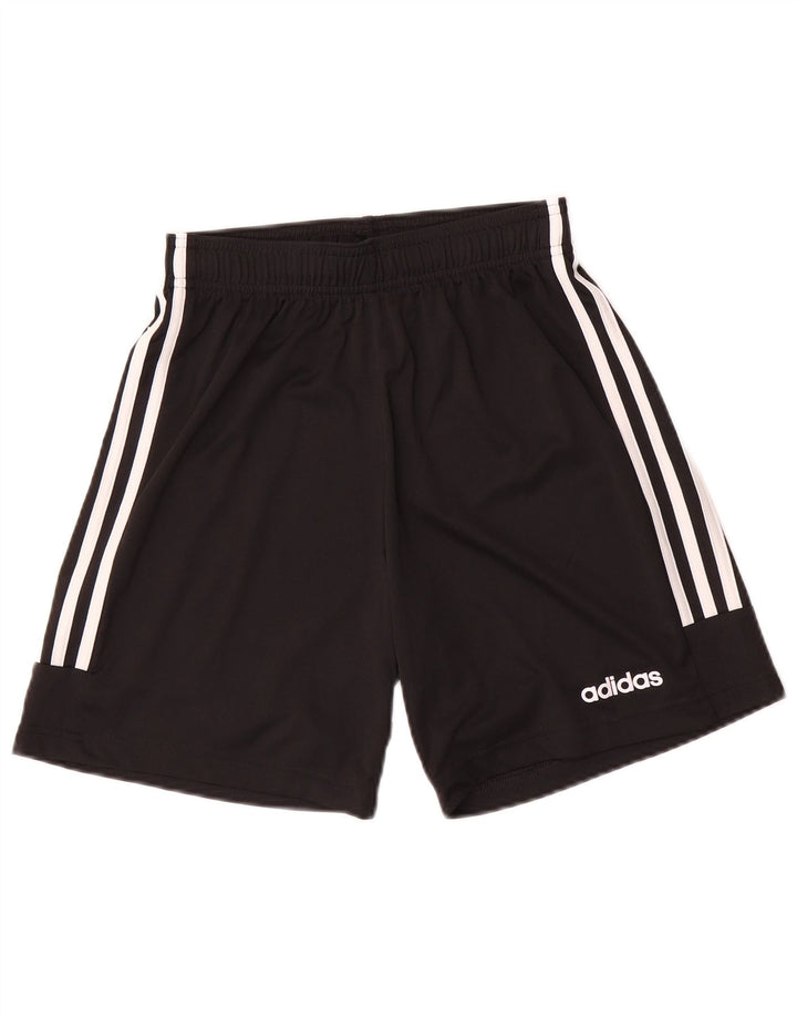 Pantaloni scurți sport adidas Climalite pentru bărbați, poliester negru mic
