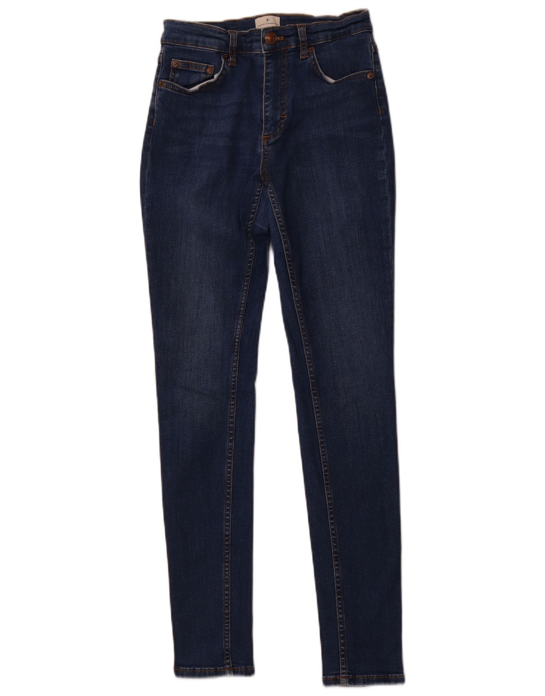 FRENCH CONNECTION Blugi skinny pentru femei UK 8 Small W26 L29 Blue Bumbac