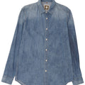 Cămașă G-Star pentru bărbați din denim, mare, albastru, bumbac