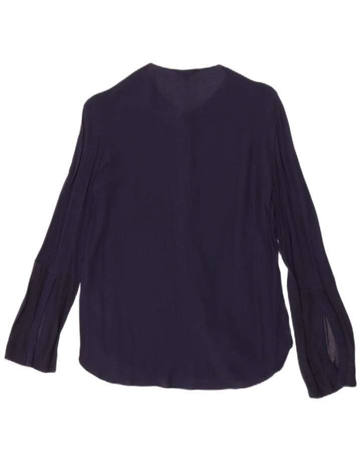 Bluză Cămașă Femei Massimo Dutti EU 40 Viscoză Mediu Bleumarin