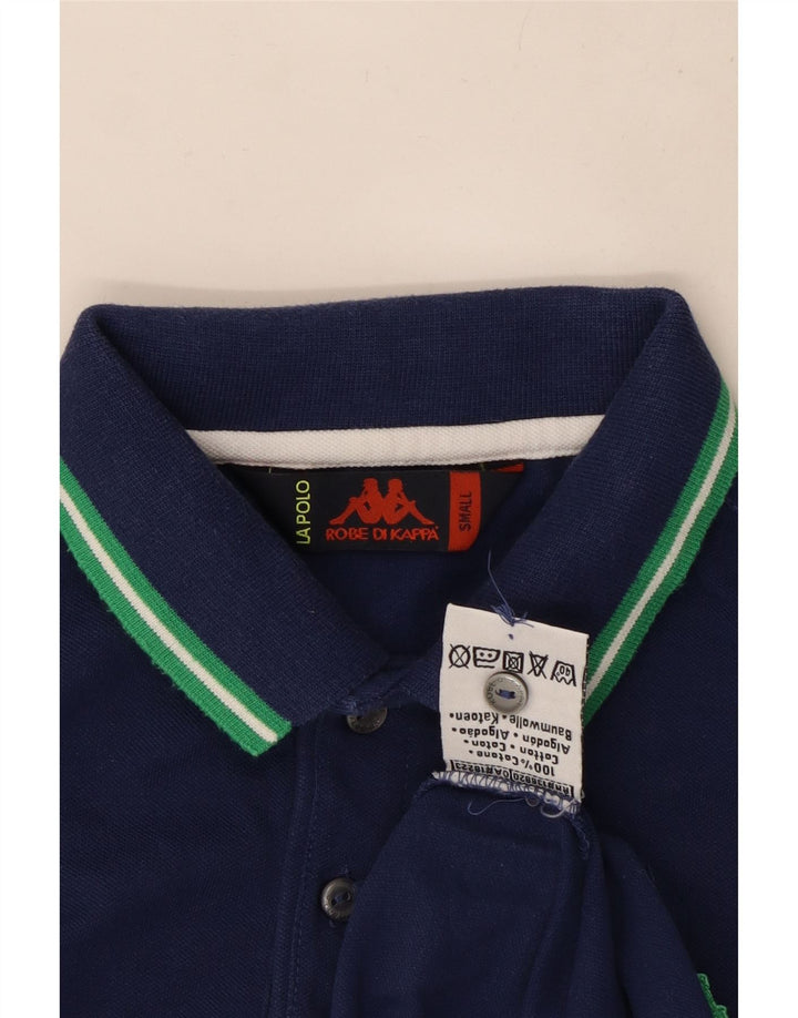 Cămașă polo pentru bărbați Kappa Bumbac bleumarin mic