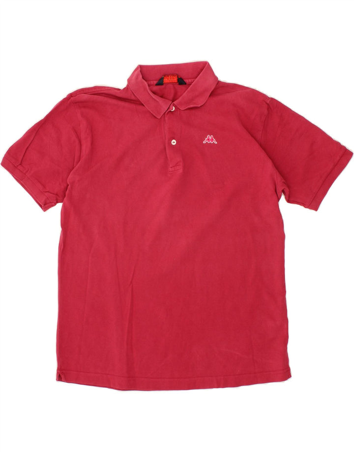 KAPPA Mens Polo Shirt XL Pink Cotton Vintage Kappa and Second-Hand Kappa from Messina Hembry 