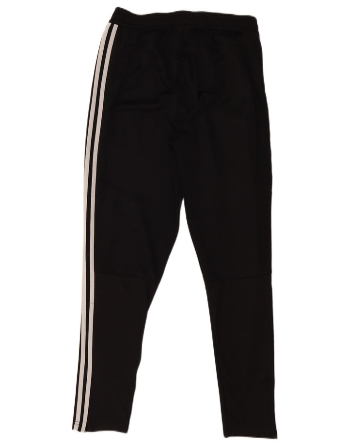 Pantaloni de trening Adidas pentru bărbați, poliester mediu negru