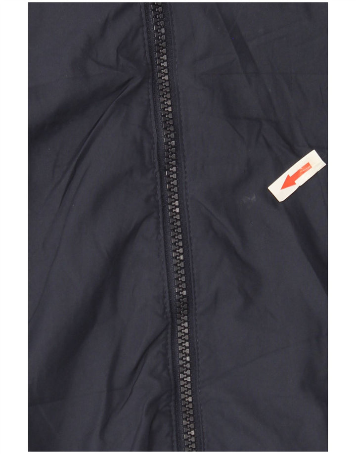 Jachetă de ploaie supradimensionată Stella McCartney pentru femei Adidas UK 10 Small Bleumarin