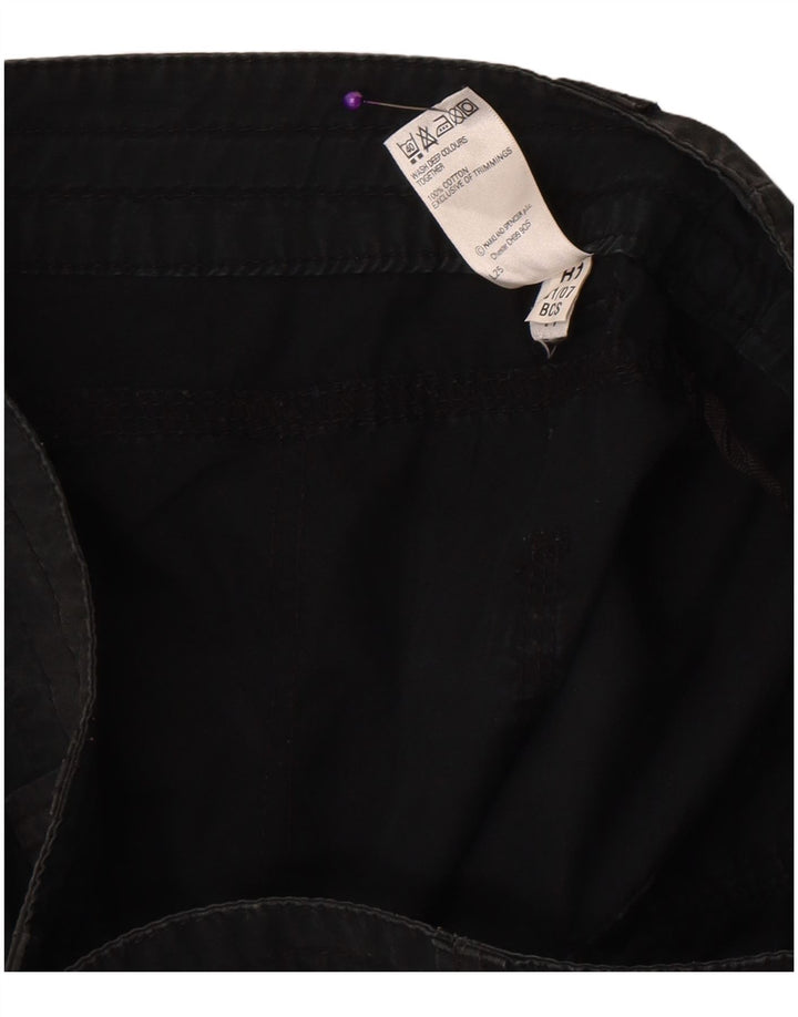Pantaloni scurți casual pentru femei Marks & Spencer UK 12 Medium W31 Bumbac negru