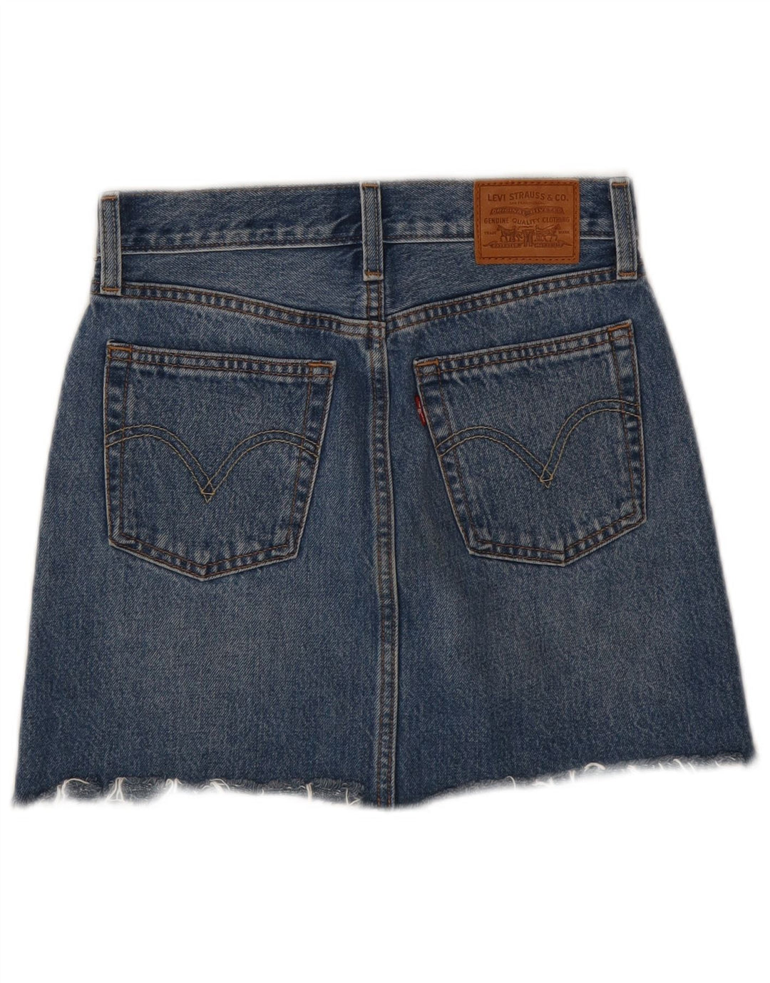 Fusta de blugi pentru femei Levi's W24 XS Bumbac albastru