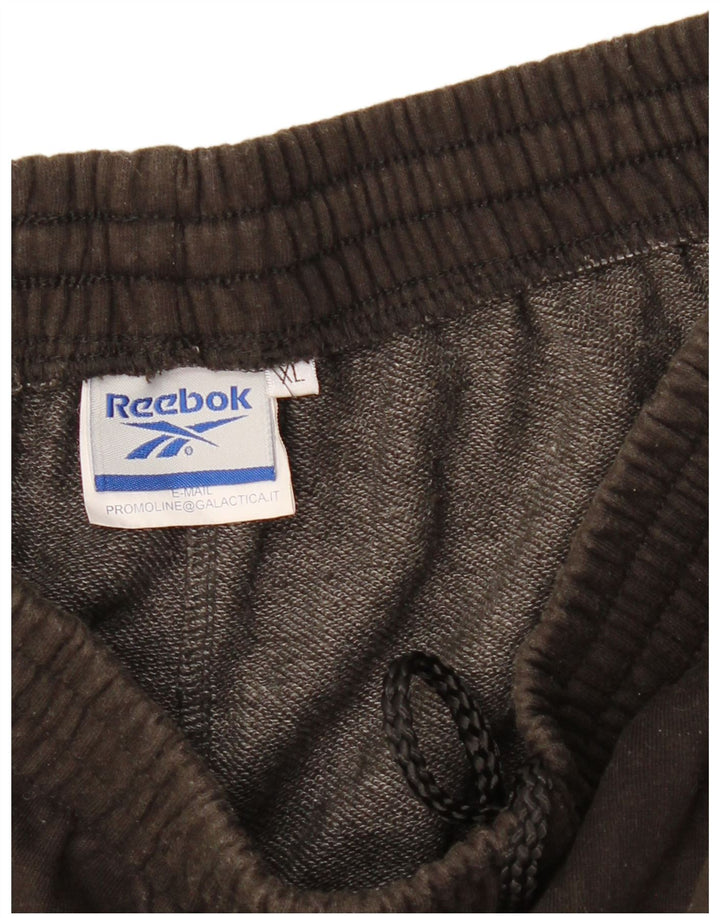 Pantaloni de trening Reebok pentru bărbați XL, bumbac negru
