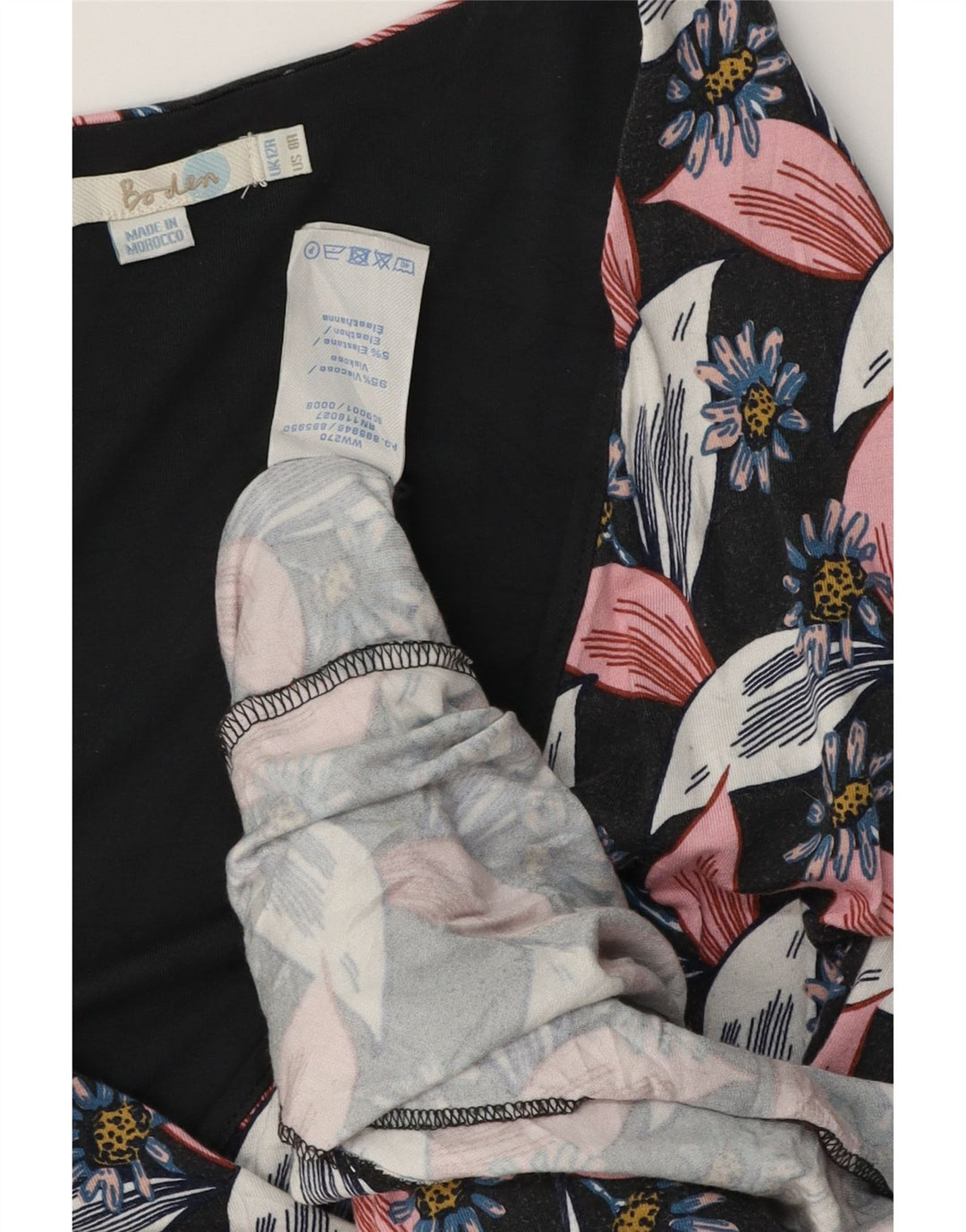 Rochie Boden pentru femei UK 12 Medium Multicolor Floral Viscose