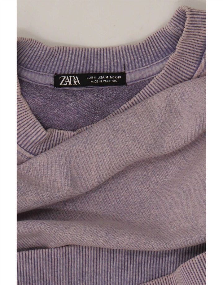 Pulover pentru bărbați Zara, cu o formă lejeră, violet mediu