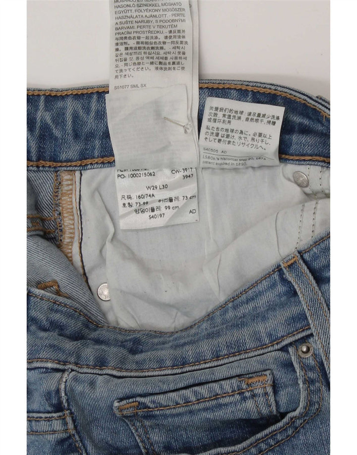 Blugi Levi's 712 Slim W29 L30 Blue Lyocell