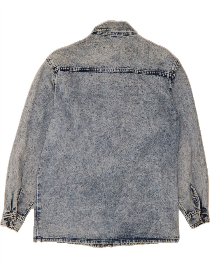 ARIZONA Mens Denim Jacket IT 48 Medium Blue Cotton Vintage Arizona and Second-Hand Arizona from Messina Hembry 