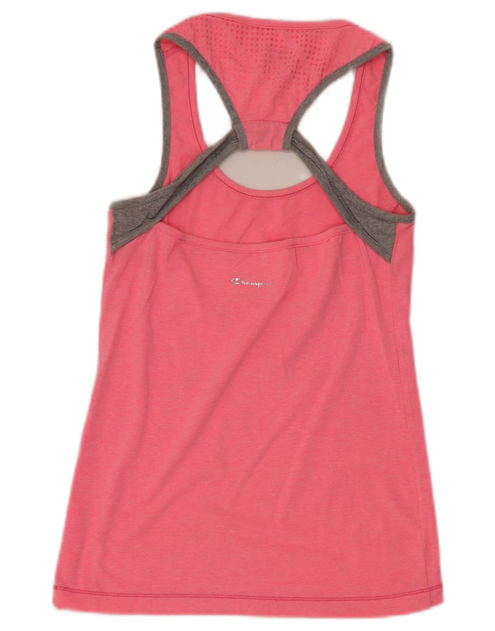 Top Vest Crop pentru Femei Champion UK 12 Medium Pink Spotted