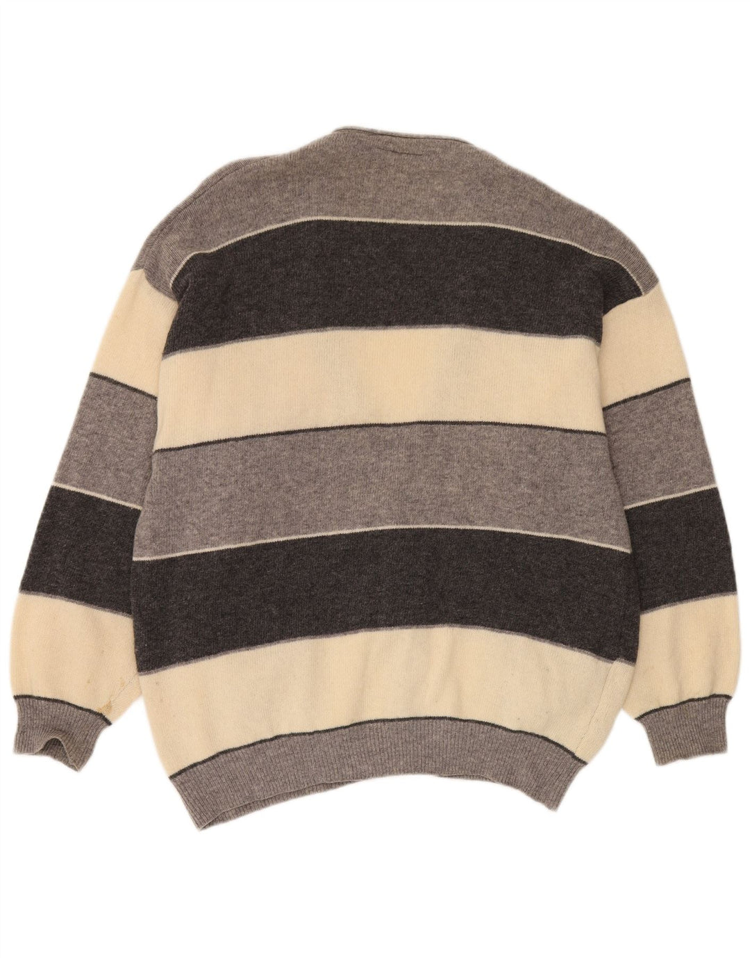 Pulover cardigan largi pentru bărbați Brian Scott IT 50 Gri mediu cu dungi