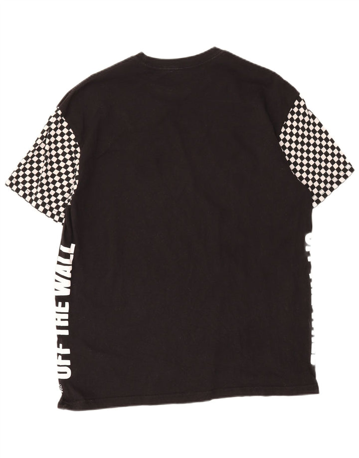 VANS Mens Graphic T-Shirt Top Small Black