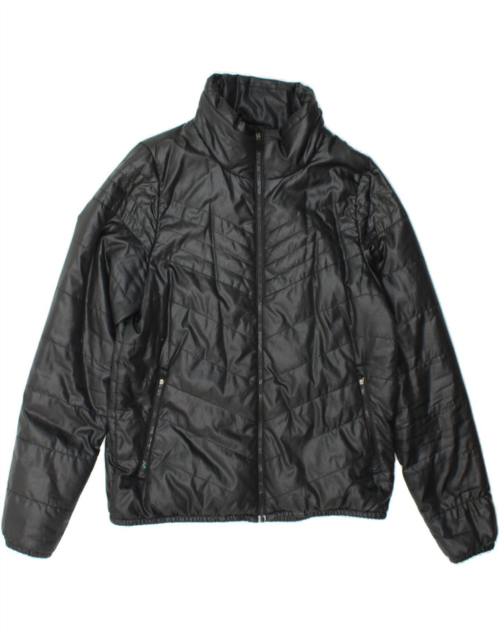 NIKE Womens Padded Jacket UK 16 Large Black Polyester Vintage Nike and Second-Hand Nike from Messina Hembry 